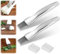 Küche Shred Silk The Knife, Zwiebelschneider, Knoblauchschneider, Edelstahl Scallion Slicer, Food Speedy Chopper Zwiebelschneider Küchenwerkzeug (2 Stück)