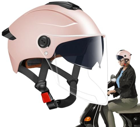Vuxen elektrisk skoterhjälm, herr kvinnor, unisex högt skyddande cykling för elcykel, skoter, skateboard, motorcyklar