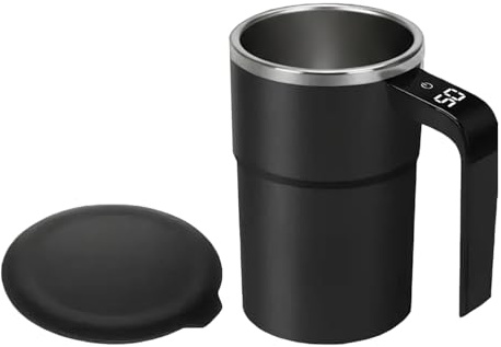 Självrörande mugg – automatisk blandning av kaffe, bärbart elektriska dryckesartiklar | Uppladdningsbar självrörande mugg för te, dryck, kakao, honung, hem, kök och bar