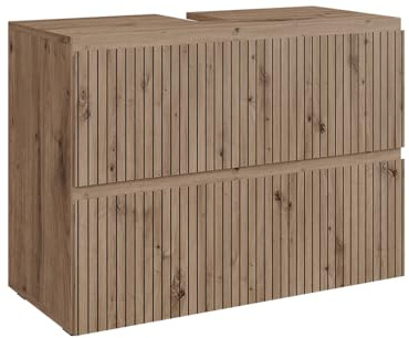 Vicco Mobile sottolavabo per bagno Takumi, Artigiano, 80 x 58 cm