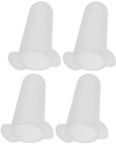 DIYEAH Juego de 4 Protectores de Boquillas de Silicona para Manga Pastelera Tapa de Boquilla Mediana Reutilizable Funda Protectora para Decoración de Pasteles y Repostería