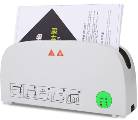 Mini máquina de encuadernación térmica eléctrica A4, grosor máximo de encuadernación de 33 mm, encuadernación rápida para informes, documentos, fotos, operación simple