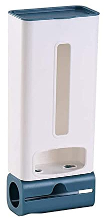 Dispensador de bolsas de plástico para colgar en la pared, organizador de bolsas de plástico clásico, soporte para bolsas de plástico, bolsas de basura de cocina, accesorios de baño con ganchos, color