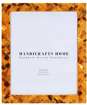 Handicrafts Home Picture Frame 8x10, Vintage Picture Frames, Handmade photo frame for Tabletop or Wall Hanging Display & Modern Fall Decor Frames, Home Decor, Gallery Wall & Shelf, Farmhouse Decor