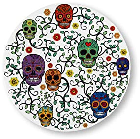 Excelsa Calavera sous-Casserole, céramique Dolomite et liège, 16 x 16 cm