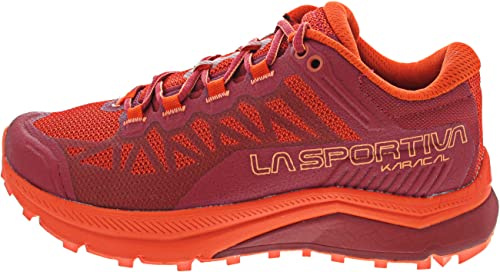 La Sportiva Karacal Woman Cherry Tomato/Velvet, Scarpe da Trail Running Donna, Cherry Tomato Velvet, 39 EU
