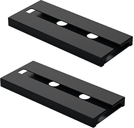 2 stück Schwarz Weinglashalter, Schrank Weinglashalter Schwarz, Hängender Weinglashalter Schwarz, Schrank Stemware Racks, Schwarz Weinglas Display Stand für Küchen Restaurant Schränke Regal (Schwarz)