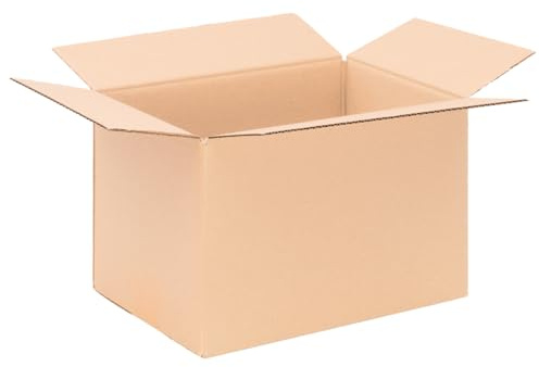 Förpackning: vikbara kartonger 300 x 200 x 200 mm KK 31 brun [valbar storlek och antal] 1-vågig medelstora kartonger 50 stycken