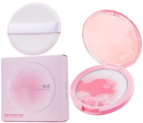 Dewireaey Poudre Visage - Poudre Compacte Naturelle à Finition Mat | Crème CC Visage Anti-Âge pour Peau Mature - Idéal Voyage et Cadeaux Familiaux