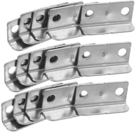 Yardenfun 20pièces Plaque De Verrouillage Tiroir Métal Inoxydable Plaque De Frappe Angle Droit Pour Serrure Tiroir Accessoire Serrure Pour Armoire Bureau Rangement Installation Facile