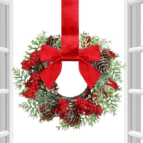 Hqunjikp Cabinet Wreath,Ornaments Garland Decorations | Artificial Kitchen Cabinet Wreaths - for Wardrobe Door Birthday Holiday Indoor Outdoor Wall Winter Wedding