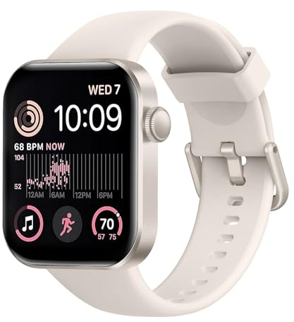 Reloj Inteligente Mujer Hombre, 1.85 Smartwatch con Llamadas Bluetooth, 140+ Modos Deportivos Smart Watch con SpO2/Pulsómetro/Monitor de Sueño/Podómetro, Impermeable IP68 Smart Watch Para Android iOS