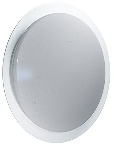 Ledvance LED Wand- und Deckenleuchte, Leuchte für Innenanwendungen, Dimmbar und Farbtemperaturwechsel per Fernbedienung, 600,0 mm x 120,0 mm, Orbis Sparkle, Weiß, 4058075260337