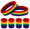 6 Stück Regenbogen Schweißbänder Set Sport Stirnband Schweisband Handschlaufen 2 Stirnbänder Schweißband Neon Stirn Kopf 4 Armbänder Schweissband Handgelenk Set Regenbogen Armband Pulswärmer