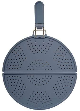 BIRAMBEAU - Ustensiles de Cuisine – Couvercle Silicone Antiprojections Pliable diamètre 30cm Ø - Idéal Gain de Place