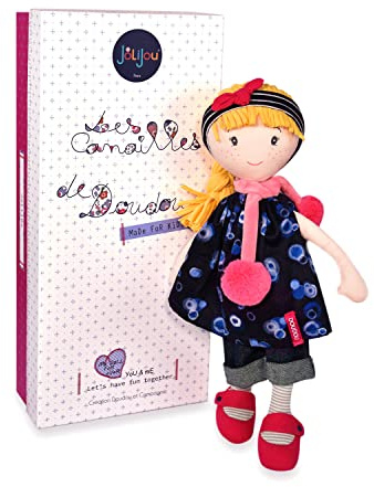 Jolijou - LE CANALLES - bambole di stoffa - Lulubelle - blu navy - JJ6015