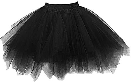 Tutu Jupe Femme Grande Taille, Jupe en Tulle Femme Taille Haute,Jupe Plissee Femme IrréGulièRe Vintage pour Adulte Adolescent Ballet Danse Princesse Party Soiree Halloween Carnaval Mardi Gras Jupette