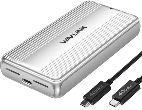 WAVLINK M.2 NVMe Gehäuse 40Gbps mit Lüfter
