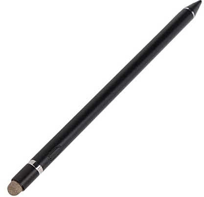 Denash Pen a la Pantalla Táctil Capacitiva para Lápiz óptico de Teléfono, Trabajo Inteligente de Punta Fina para Todos los Dispositivos Capacitivos, Material de Aleación de Aluminio (Black)