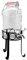 Nerthus FIH 285 - Dispenser da 3 litri con supporto