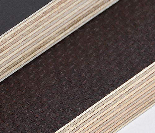 12mm Multiplex Zuschnitt Siebdruckplatten Multiplexplatten Zuschnitte Melaminbeschichtet Birke Bodenplatte Holz Braun Grau, Breite wählen:Breite 40 cm, Länge wählen:Länge 40 cm