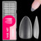 360 Stück Nageltips,Fake Nails Transparent,Künstliche Nägel,Nail Tips Volle Abdeckung Kurze Matte,Full Matte,15 Größen,für Nagelverlängerung(Tropfenform)
