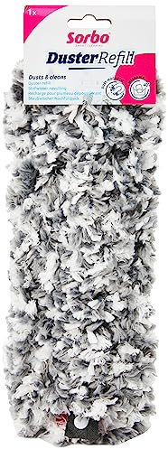 Sorbo Duster, Microfibre, Grey/White, Regular