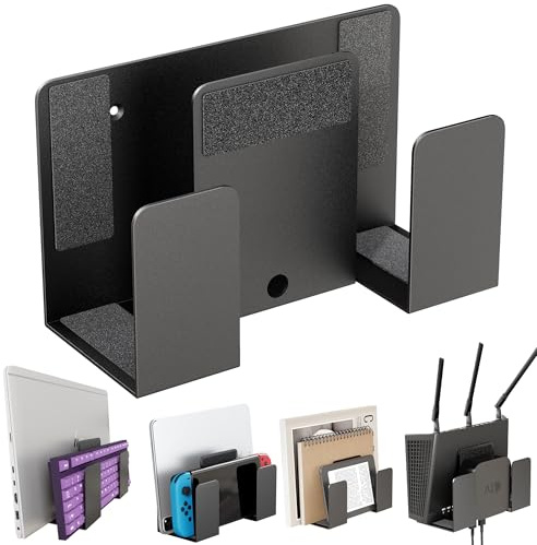 sciuU Support Mural à 2 Couches pour Ordinateur Portable Tablette Clavier