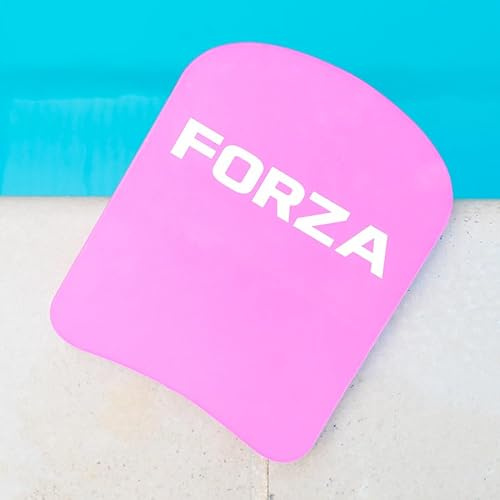 FORZA Swimming Kickboards – Durable EVA Foam Training Aids for All Ages & Skill Levels – Multiple Sizes & Packs (Size 1 (Pink), Pack of 1)