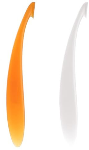 NIDHFG 2 Pieces Orange Peeler, Fruit Peeler, Creative Gadget, Manual Peeler, Kitchen Tools (Orange, White).