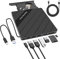 XMSJSIY Unità CD/DVD esterna per laptop USB 3.0 Tipo-C Portatile CD/DVD ROM +/-RW Masterizzatore Lettore Disk Duplicator con USB 3.0/Type C/SD/TF Card Ports 8 in 1 per Desktop PC Mac