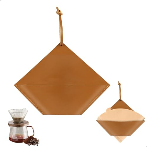 Portafiltro per Caffè, Porta Filtri Caffe, Portafiltri per Carta da Caffè, Portafiltro da Tavolo per Bar Hotel Caffè Casa, Fino a 120 Filtri, Metallo, Nero