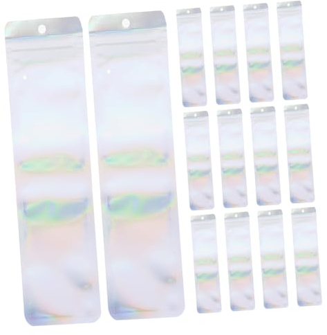 Mipcase 100 piezas Unidades Bolsas de Embalaje Pequeñas y Reutilizables para Almacenamiento de Relojes y Joyería Bolsas Transparentes y Resistentes al Polvo