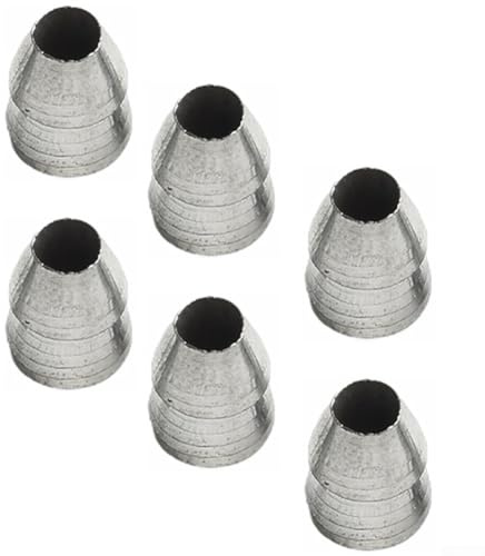 Oniissy 6 PCS 8mm Round Steel Handle Wedges for Axe, Claw Hammer and for Sledge - for Long Lasting Iron Construction for Secure Fit and for Easy Installation, Silver