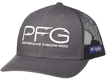 Columbia Casquette Unisexe PFG Mesh Snap Back™ avec Crochets en Maille PFG Taille Unique Grille