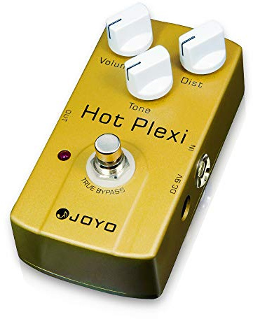 JOYO Distortion Effect Pedal Simulates JCM800 Amp Greater Dist for Electric Guitar Effect - True Bypass (Hot Plexi JF-32)