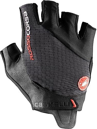CASTELLI Rosso Corsa Pro V Glove, Guantes de Ciclismo Hombre/Mujer, Comodidad y Rendimiento, Transpirables y Ligeros, Ideales para Entrenamientos y competiciones