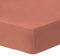 MATT & ROSE Drap Housse 90x190/200 cm Uni Coton LAVÉ | 100% Coton Lavé | Terre Cuite | Oekotex
