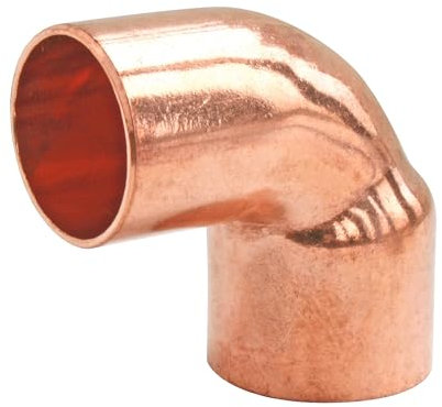 SOMATHERM FOR YOU, Coude à souder 90° Mâle-Femelle pour tube cuivre Ø12 mm - Sachet de 2 pièces - Idéal pour raccordements plomberie eau chaude/froide - Raccord durable et fiable