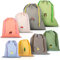 Coolzon 8 Stück wasserdichte Beutel Kordelzug, Aufbewahrungstaschen Turnbeutel Kinder Kleidung Schuhbeutel Strand Schwimmen Reise Gym Organizer Beutel Rucksäcke 8 Muster 3 Größen