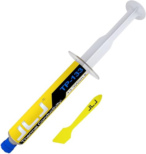 JLJ Wärmeleitpaste, 40g CPU Paste Wärmeleitpaste Kühlkörper enthalten 4 Werkzeugsätze für IC/Prozessor/CPU/GPU/PS4/alles Kühler, Hochleistungs-Wärmeleitpaste auf Kohlenstoffbasis