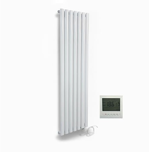 Manissa Electric Oval Tube White Radiator 1600x480 Single Panel Designer Vertical Tall Radiator