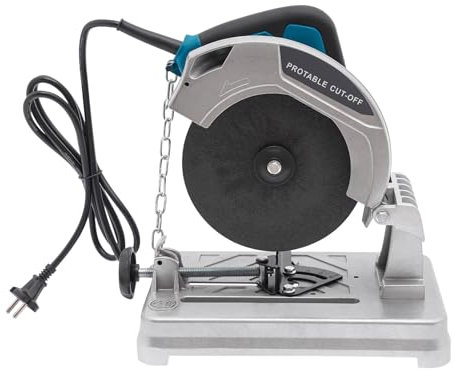 Trennschneider Metallsäge Kappsäge Metallschneiden Kappsäge 5200 RPM Power Tools Metall Trennmaschine Kappsäge Schneidemaschine Mehrzweck-Gehrungssäge (Blau)
