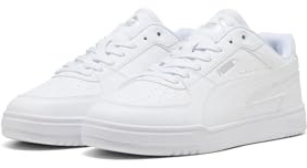 PUMA Caven III - Tenis Unisex, Blanco Plata Negro, 37.5 EU