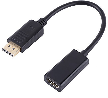 VBESTLIFE DP Displayport Stecker auf HDMI Buchse Kabel Konverter Adapter für PC HP/Dell,Notebook, HDMI-Eingabegeräte wie Monitore, TV, etc.