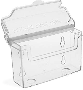 2 Stück taymar Visitenkartenbox mit Deckel im Querformat, Wetterfest (auch für den Außenbereich geeignet)