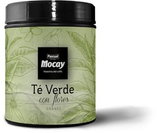 Caffé Mocay – Infusión Té Verde con Flores – Pack 2 Latas Granel x 100 gramos - Digestivo, Diurético