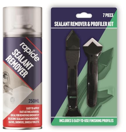 Silicone Sealant Remover 250ml With Sealant Tool - For Bathroom and Caulk Removal
