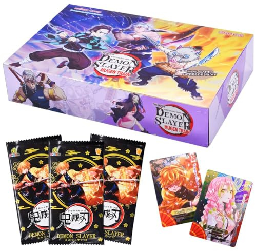 LJTXX Cartes Animées Cartes à Collectionner Anime Jouet Enfant Jeux Carte Collection Anime Petite Carte Convient Aux Fans Enfants et Adolescents 36 Packs(6 Cards/Pack)