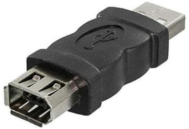 USB till 6 stift adapter typ A hane till Firewire 1394 hona omvandlarkontakt för kameror telefon 6 stift hane omvandlarkontakt